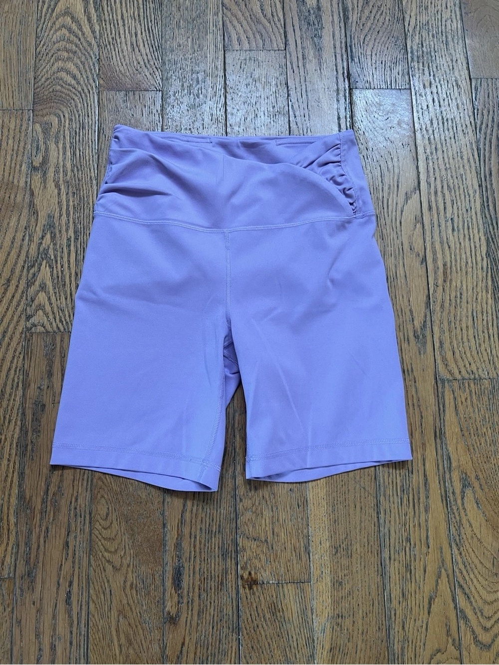 Yogalicious Lavender High-Rise Bike Shorts